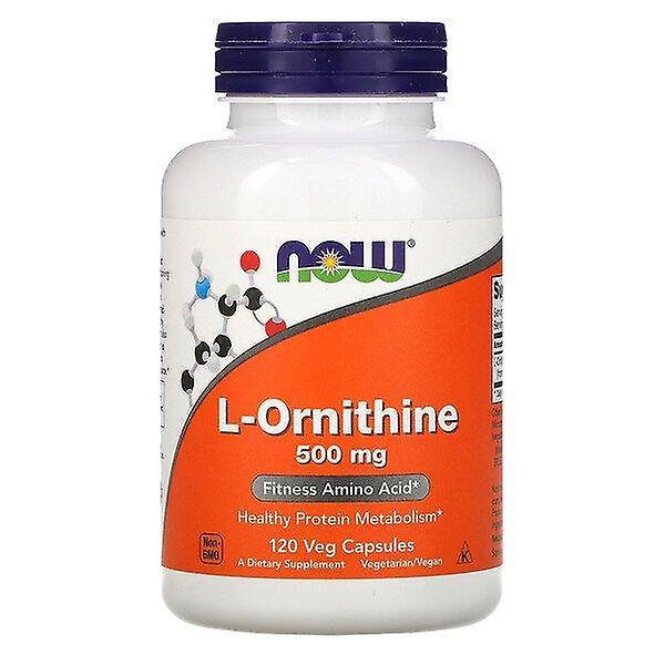 Now Foods, L-Ornithine, 500 mg, 120 Veg Capsules on Productcaster.