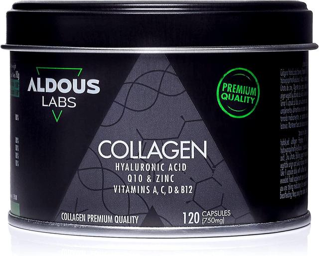 ALDOUS LABS Hydrolyzed collagen with hyaluronic acid, coenzyme q10, zinc and vitamins - 120 capsules on Productcaster.