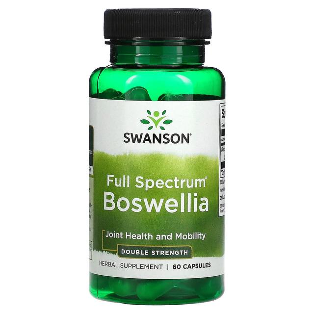 Swanson, Boswellia de Espectro Completo, Força Dupla, 60 Cápsulas on Productcaster.