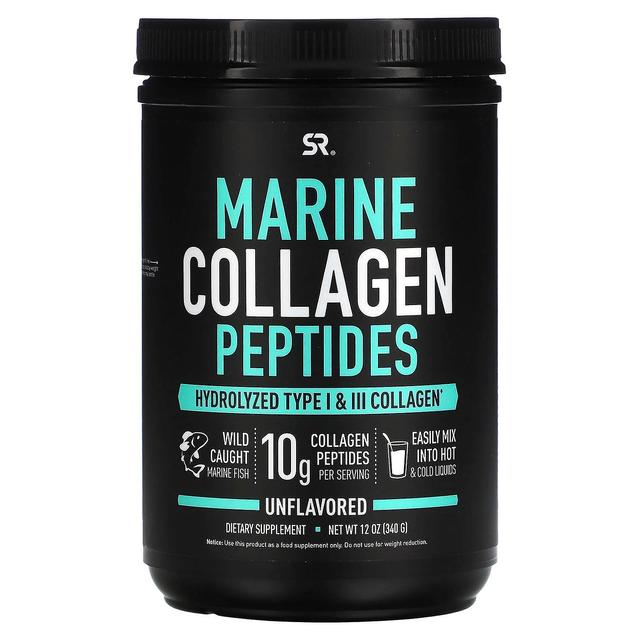 Sports Research, Marine Collagen Peptiden, Unflavored, 12 oz (340 g) on Productcaster.