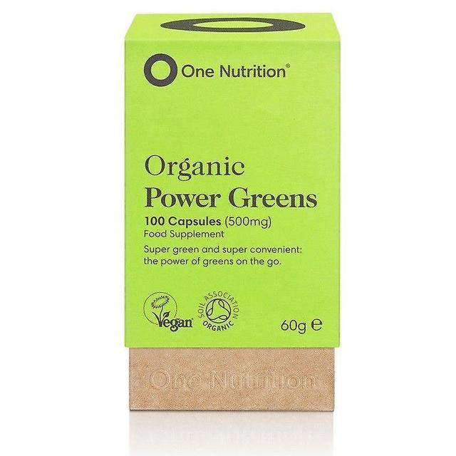 One Nutrition En näring PowerGreens 500mg Vegicaps 100 (ONE012) on Productcaster.