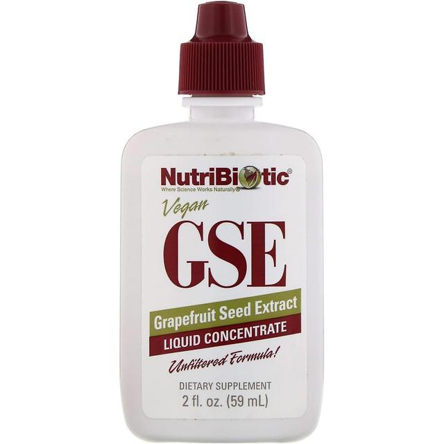 NutriBiotic, Vegan GSE Estratto di semi di pompelmo, concentrato liquido, 2 fl oz (59 on Productcaster.