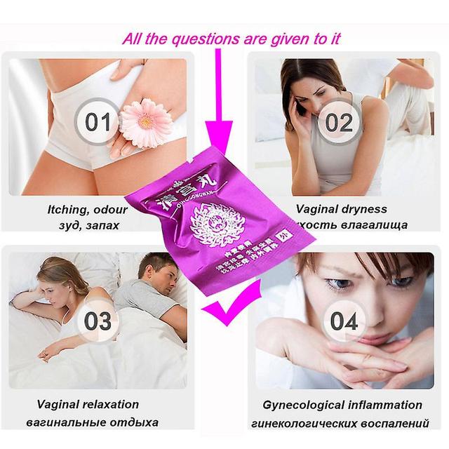 10Pcs/Set Chinese Herbal Tampon for Women Clean Point Tampons Vaginal Detox Pearls on Productcaster.