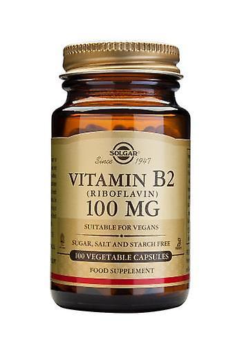 Solgar Vitamin B2 (Riboflavin) 100 mg Vegetable Capsules, 100 on Productcaster.