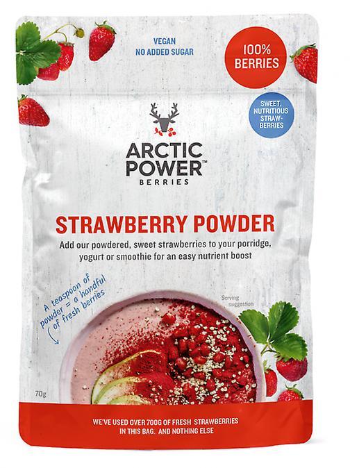 Arctic Power Berries Arctic Power Beeren Erdbeerpulver 70g on Productcaster.