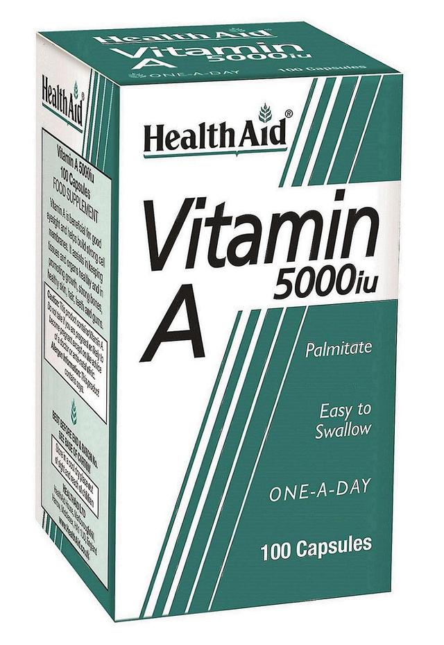 Health aid vitamin a 5000iu 100's on Productcaster.