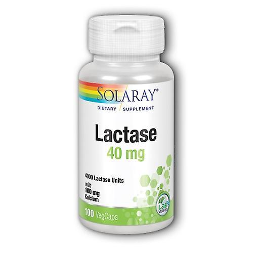 Solaray Lactase,40 mg,100 Caps (Pack of 2) on Productcaster.