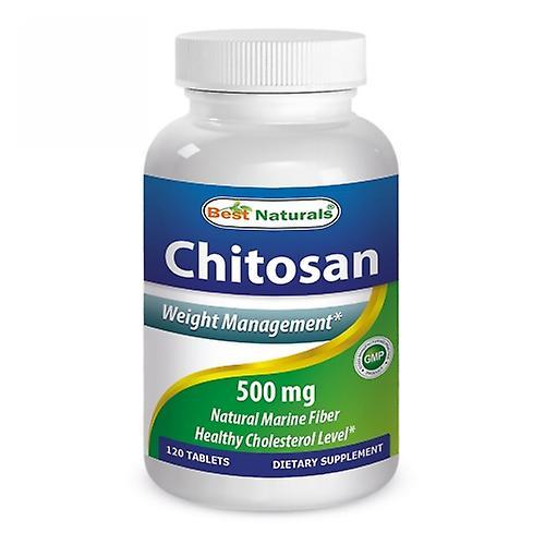 Best Naturals Chitosan, 500 mg, 120 Tabs (Pack of 1) on Productcaster.