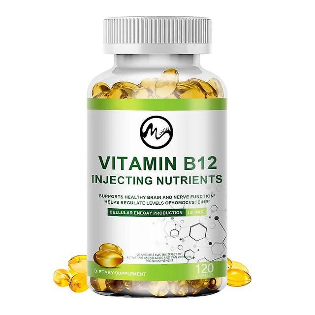 Mutsweet Rich Ginkgo Biloba Leaves Vitamin B12 1000mcg Supports Energy Metabolism Body System Healthy Eyes Supplement For AdultsTIB TIB . 120 pcs on Productcaster.