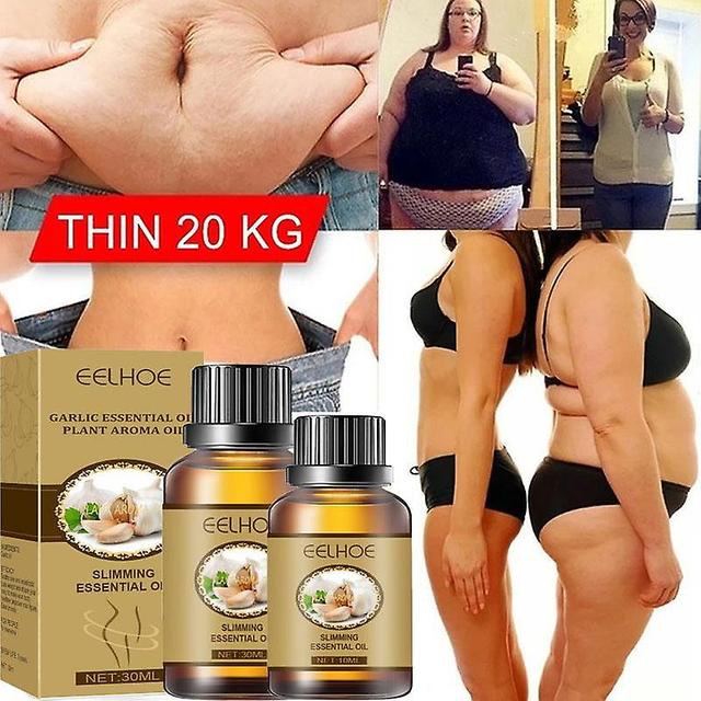 Rosalind New Belly Drainage Garlic Oil Lymphatic Drainage Hair Care Essence Losing Weight Fat Burning Ginger Slimming Essential Oils on Productcaster.