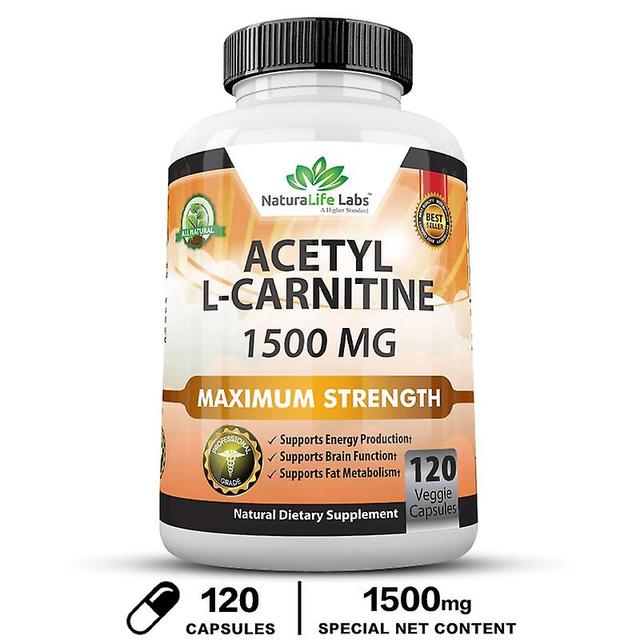 Vorallme Acetyl-l-carnitin Hocheffiziente Unterstützung zur Verbesserung des Gehirngedächtnisses / der Aufmerksamkeit 120 capsules on Productcaster.