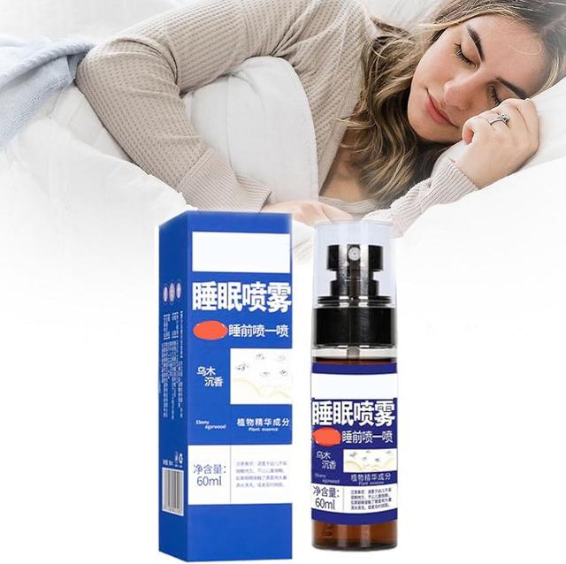 Mamusk Wu Mu Chen Xiang Sleep Mist, Ebony Agarwood Sleep Spray, Wu Mu Chen Xiang Sleep Spray Asleep Quickly, Help Stress & Anxiety Relief Aid 1 Pcs on Productcaster.