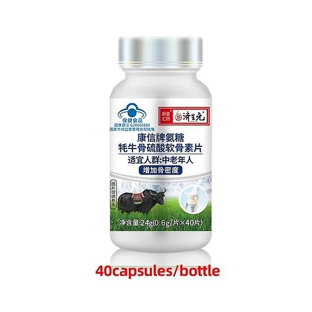 Jinzhaolai ledsmerter arthritis behandling kosttilskud osteoporose fremme knoglestyrke vækst glucosamin chondroitin sulfat tabletter 1bottle 10days on Productcaster.