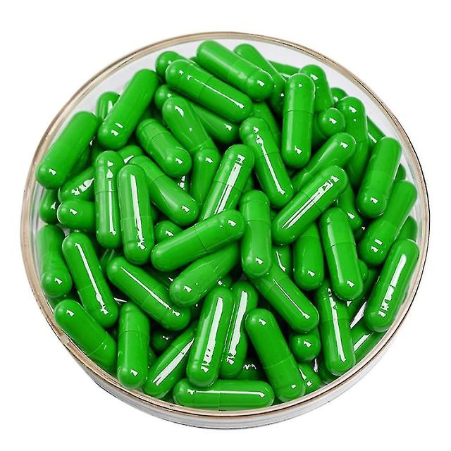 1000pcs Transparent Creux Gélatine Vide Séparé Médical Poudre Capsules Enveloppes Vert fruit on Productcaster.