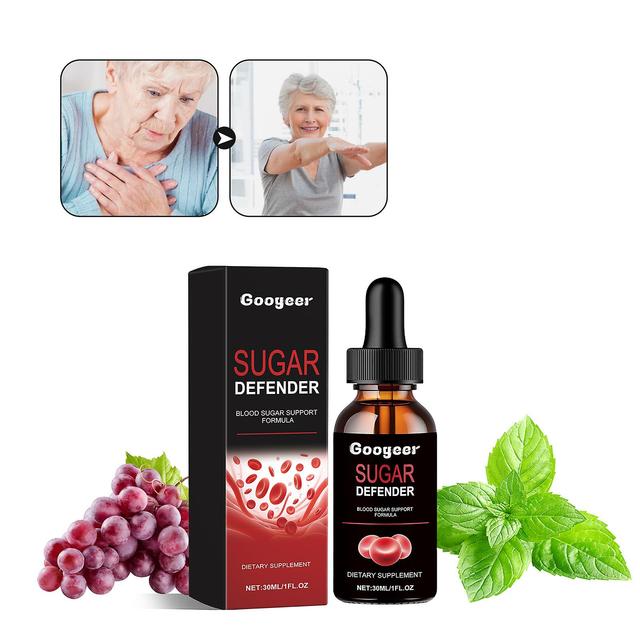 Chicoque Sugar Defender Drops 30ml, Sugar Defender Liquid, Maximum Strength Sugar Defender Supplement med Hawthorn Berry Organic 3pcs on Productcaster.