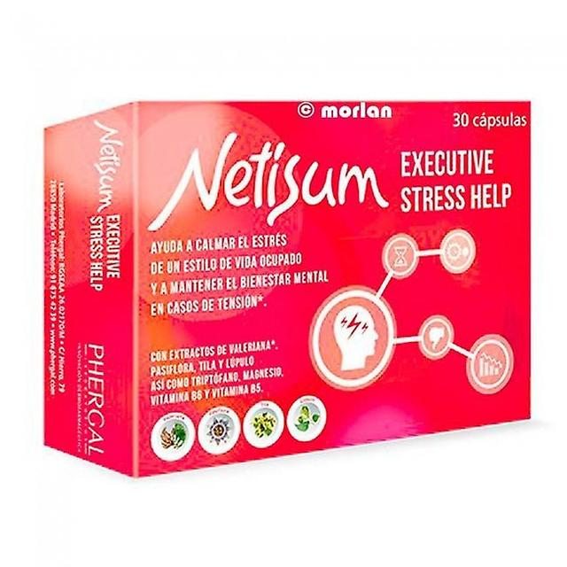 Phergal Netisum Executive Stress Help 30 Capsules on Productcaster.