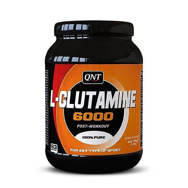 QNT L-Glutamine 6000 Pure Spiergroei & Aanvulling Mengpoeder - 500g Kuip on Productcaster.