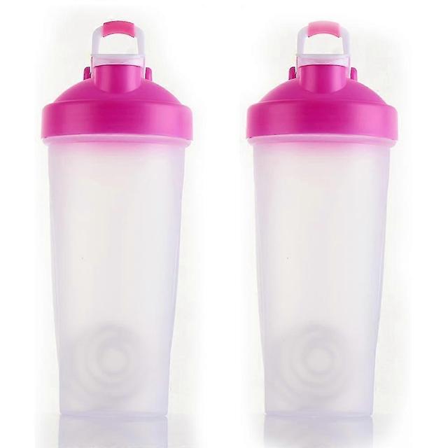 Plastic Protein Bottle For Meal Replacement Shakes And Smoothies, Drinks, Mixed Salads Pink on Productcaster.