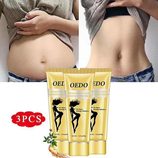 Qian 3pcs Ginseng Slimming Cream Remove Cellulite Fat Burning Shape Lose Weight Get Slim Slim Body Healthy Slimming Burning Creams on Productcaster.