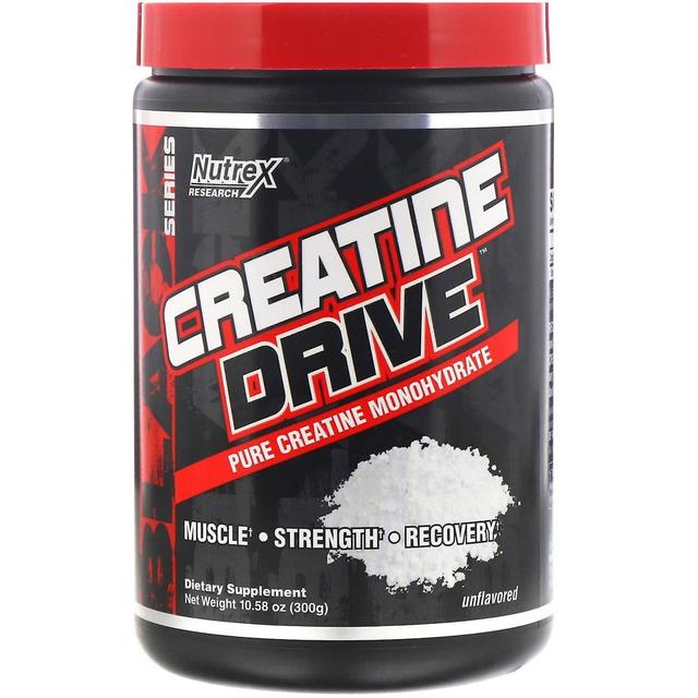 Nutrex Research, Kreatiiniasema, maustamaton, 10.58 oz (300 g) on Productcaster.