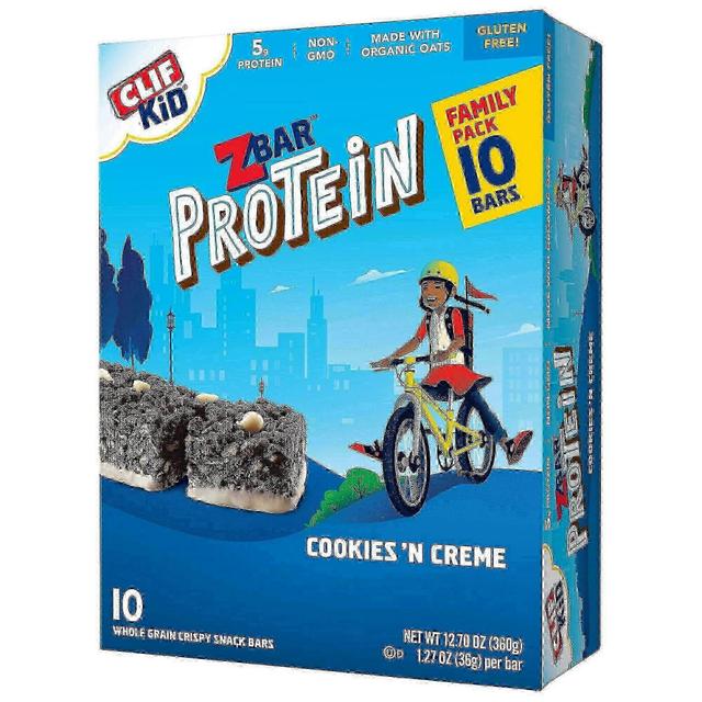 Clif Bar Clif kid zbar protein cookies 'n crème snack energy bary, 10 ea on Productcaster.