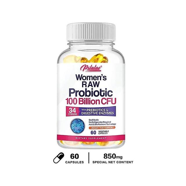 Visgaler 100 Billion Probiotic Cfu Digestive Enzyme Cranberry To Help Gastrointestinal Digestion And Immunity High-quality Formula 60 Capsules on Productcaster.