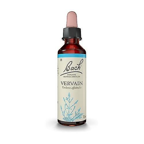 Bach Flower Essences 31 - Vervain 20 ml of floral elixir on Productcaster.