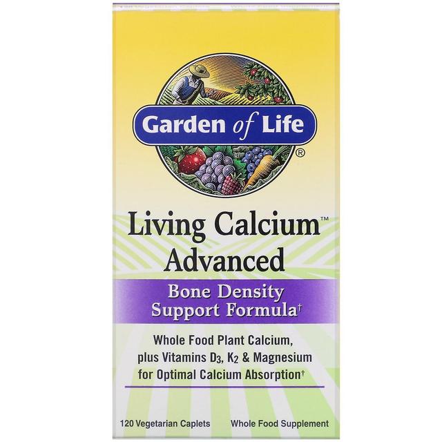 Garden of Life, Living Calcium Advanced, 120 Vegetarian Caplets on Productcaster.