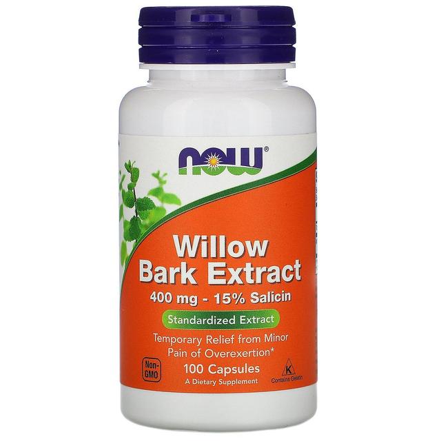 Now Foods, Willow Bark Extract, 400 mg, 100 Capsules on Productcaster.