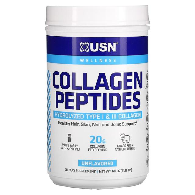 USN, Collagen Peptides, Unflavored, 21.16 oz (600 g) on Productcaster.