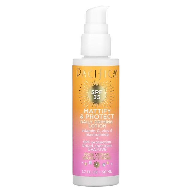 Pacifica, Mattify & Protect, Loção Preparatória Diária, FPS 35, 1,7 fl oz (50 ml) on Productcaster.