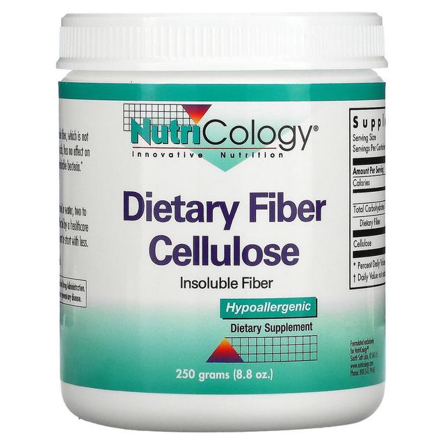 NutriCology Nutricologia, Fibra Dietética Celulose, 8,8 oz (250 g) on Productcaster.