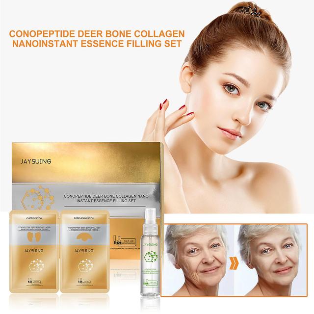 unbrand Spiral Peptide Deer Bone Collagen Essence Kit, Zhuozhuang Collagen Essence Kit, Spiropeptide Deer Collagen Essence Set, Conopeptide Deer Bo... on Productcaster.