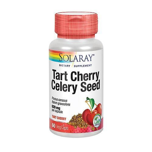 Solaray Tart Cherry Celery Seed, 60 Veg Caps (Pack of 4) on Productcaster.