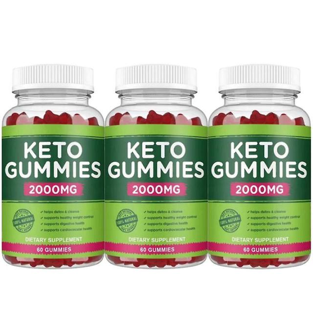 1-5 botellas de Minch 60 Count Keto Gummies Ketone Fat Body Management Burner Green Apple Cider Vinagre Vitamin Bear Gummy For Men Women Sweets 3Bo... on Productcaster.