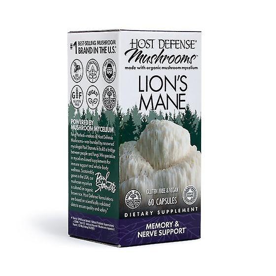 Host defense lion's mane capsules 60 count on Productcaster.