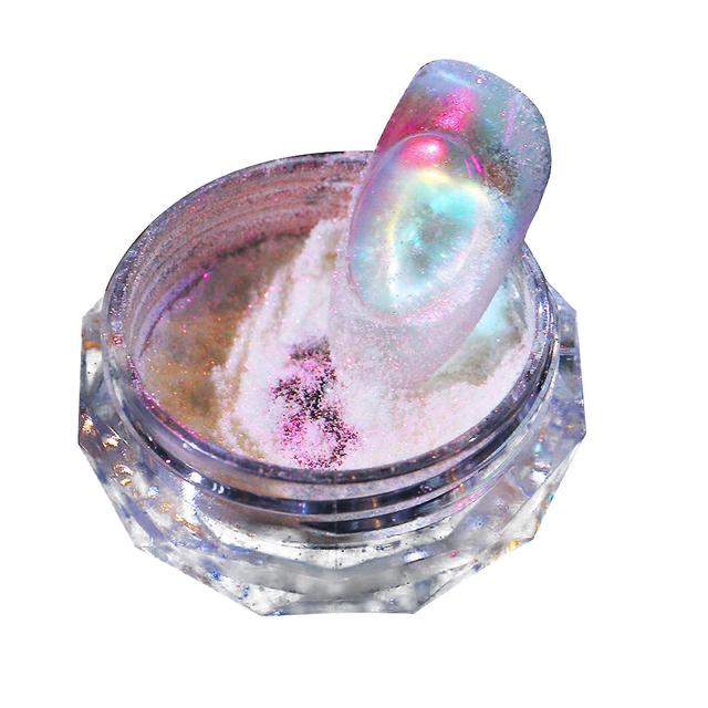 Fruushop Multicolor Nail Pearl Powder Ice Muscle Powder New High Gloss Powder Ice Through A on Productcaster.