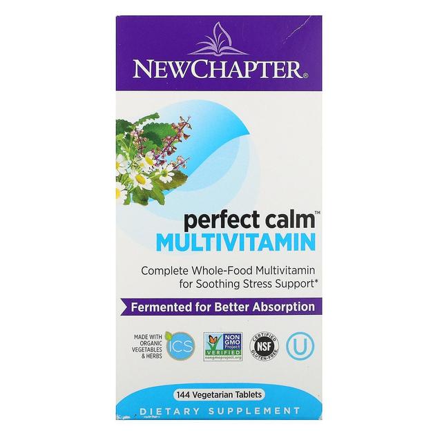 New Chapter, Perfect Calm Multivitamin, 144 Vegetarian Tablets on Productcaster.