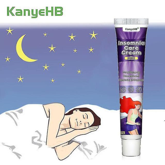 1pcs Sleep Aid Cream Effective Herbal Aromatic Balm Soothing Essential Ointment Insomnia Relieve Stress Anxiety Relax Cream G009 on Productcaster.