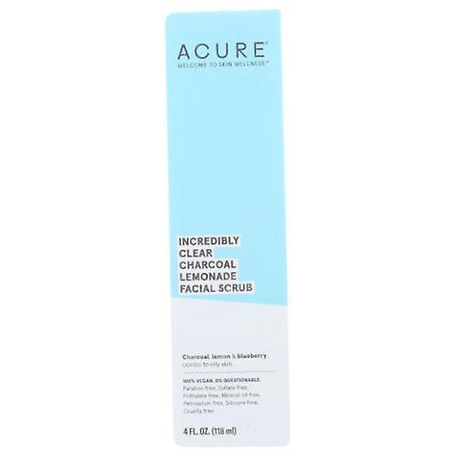 Acure Clear Charcoal Lemonade Facial Scrub, 4 Oz (Pack of 1) on Productcaster.