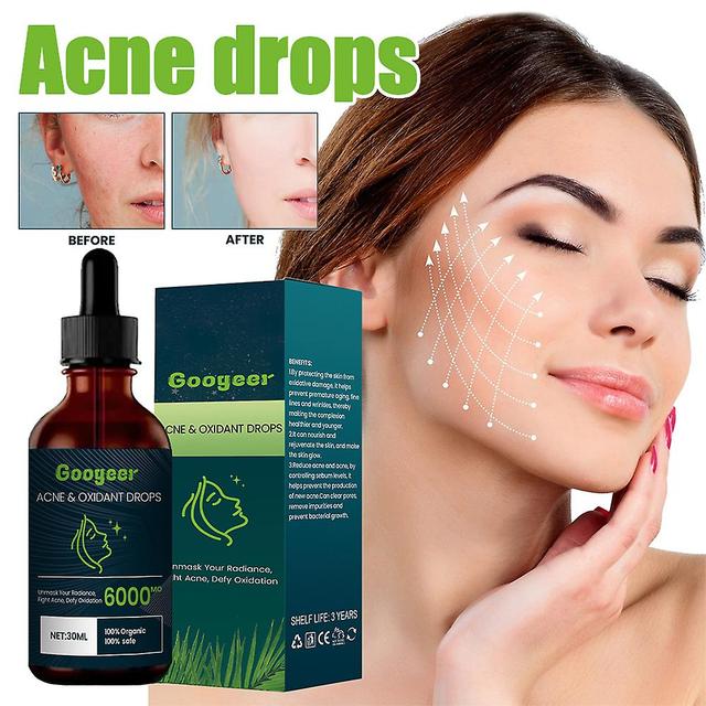 1/2stk Googeer Acne & Oxidant Drops Unmask din udstråling, Bekæmp acne, Trodse oxidation 1Pc on Productcaster.