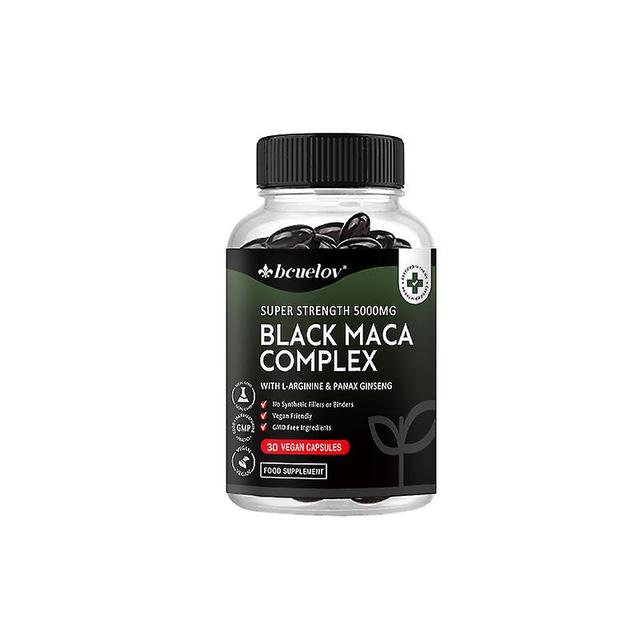 Vorallme Bcuelov Black Maca Root Capsules Promote Reproductive Health, Enhance Energy, Erection, Vitality, Improve Blood Flow 30 count-1 bottle on Productcaster.