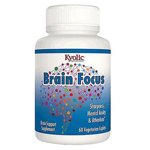 Kyolic Brain Focus, 120 mg, 60 Caplets (Pack of 1) on Productcaster.