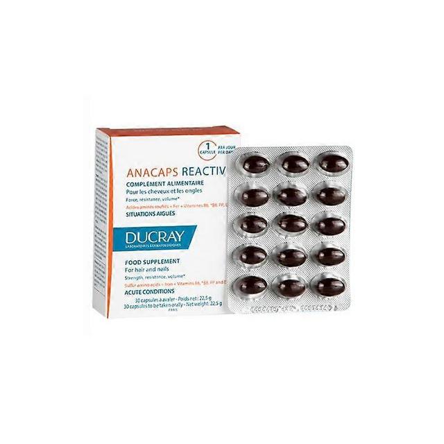 Ducray anacaps reactiv - hair growth support supplement on Productcaster.