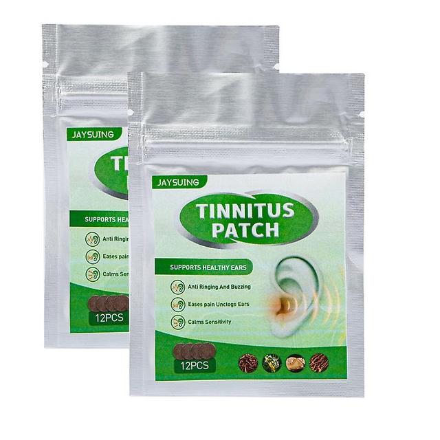 Qian 12/24/48pcs Tinnitus Patch Chinese Herbs Treat Deafness Protect Hearing Sticker Ears Pain Relief Brain Tingle Body Care Plaster 24pcs in 2 bags on Productcaster.