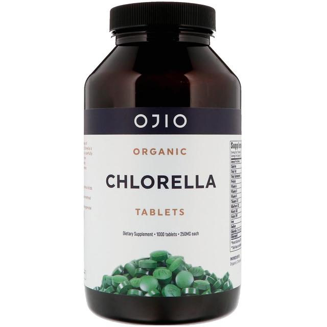 Ojio, Organic Chlorella Tablets, 250 mg, 1000 Tablets on Productcaster.