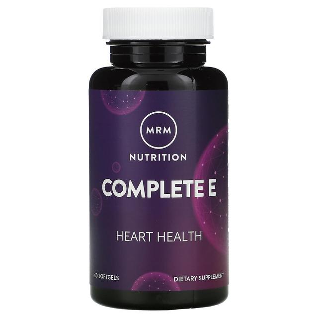 MRM Nutrition, Complete E, 60 Softgels on Productcaster.