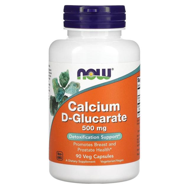 NOW Foods, kalsium-D-glukaraatti, 500 mg, 90 kasviskapselia on Productcaster.