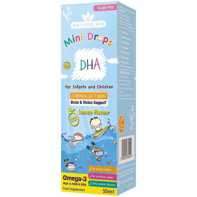 Natures aid mini drops dha for infants & children (omega-3) on Productcaster.