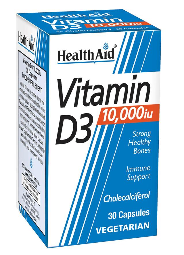 Health Aid Hälsostöd vitamin d3 10.000iu 30-talet on Productcaster.